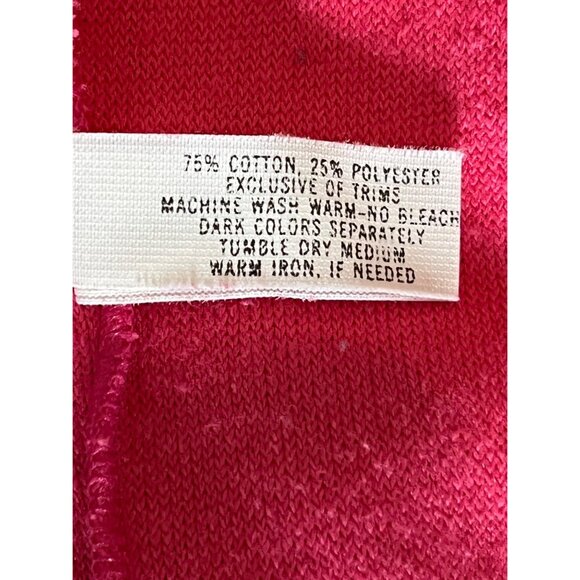 Vintage Shadowline Pink Terry Cloth Wrap Robe Small Mini Boho Barbie - Picture 11 of 11